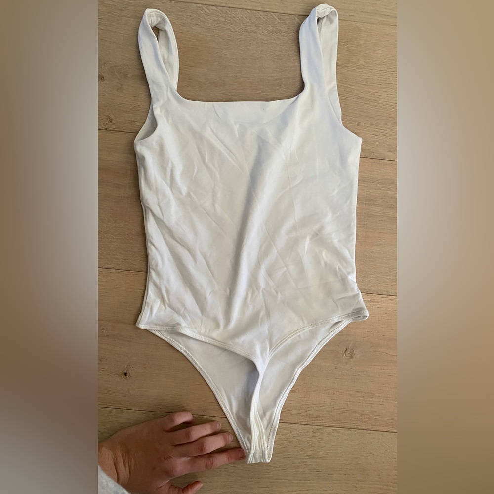 Aritzia bodysuits x3 pink, nude, and white! - Picture 4 of 4